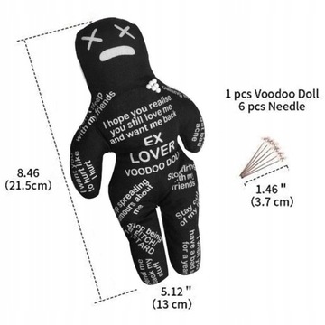 7-дюймовая стандартная кукла Bad Boss Voodoo Doll
