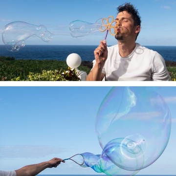 Kwiatek Obręcz do Baniek Mydlanych Bańki Mydlane