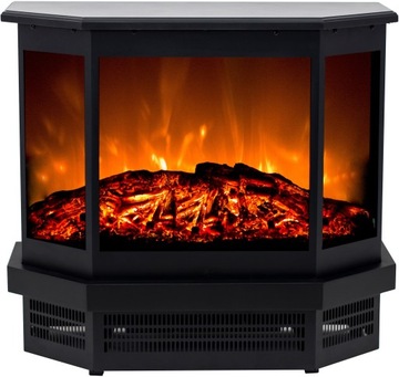KOMINEK ELEKTRYCZNY LED WOLNOSTOJĄCY AFLAMO CORTEZ DOGRZEWANIE 1500 W