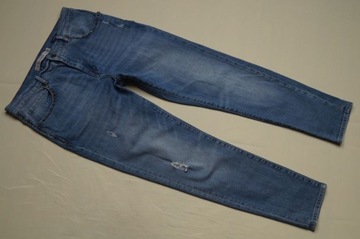 ZARA BAGGY JEANSY RURKI PRZETARCIA 38 - M