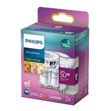 Philips Żarówka światła LED SceneSwitch Spot 4,8W/822-827 (50W) 36° 2-pack
