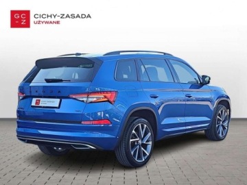 Skoda Kodiaq I SUV Facelifting 2.0 TSI 190KM 2022 Skoda Kodiaq Sportline DSG 190KM, Full LED Matrix, 7-osobowy, Serwis ASO,, zdjęcie 4