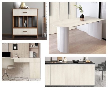 МЕБЕЛЬ ШПОН САМОКЛЕЯЩАЯСЯ ПЛЕНКА СВЕТЛО-БЕЖЕВЫЙ МАТ ДЕРЕВЯННЫЕ ДВЕРИ МЕБЕЛЬ 61X500