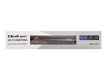 QOLTEC 57017 Antena Wi-Fi 2.4/ 5GHz dookólna 5dBi