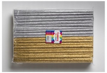 Папиросная бумага мятая ЗОЛОТО СЕРЕБРО 10 шт.