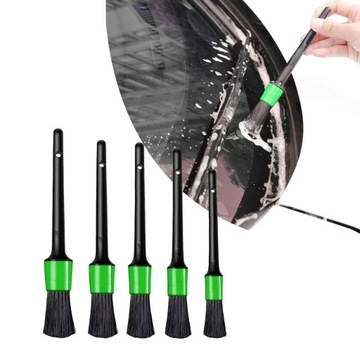 Набор из 5 щеток для чистки деталей автомобиля, 5 размеров, для консоли мотора колеса