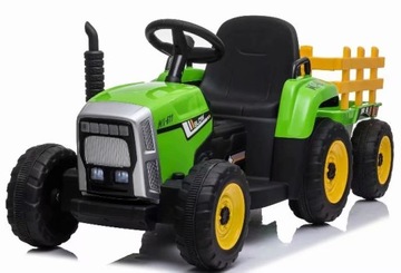 TRAKTOR z PRZYCZEPĄ NA AKUMULATOR 2xSILNIK PILOT USB MELODIE ŚWIATŁA
