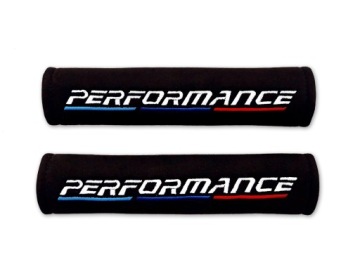 NAKŁADKI NA PASY ALCANTARA 2 SZT +HAFT PERFORMANCE