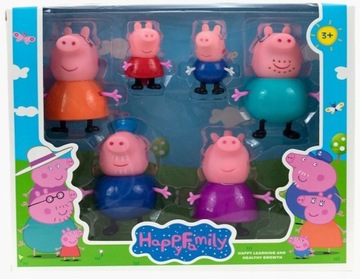 НАБОР «СВИНКА ПЕППА И СЕМЬЯ» 6 ШТ.