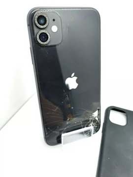TELEFON IPHONE 11 128GB BLOKADA/ZBITE PLECKI