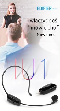 Беспроводной микрофон EDIFIER iu1, гарнитура