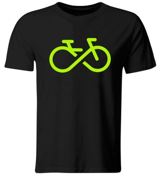 KOSZULKA BIKE FOREVER. PREZENT DLA ROWERZYSTY, ROZ. XXL