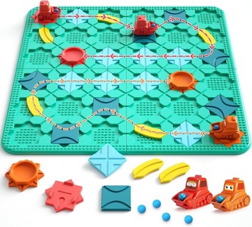 Logical Road Builder Board Game Maze Puzzle Game for Children