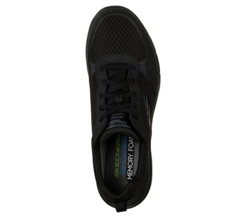 Buty męskie Skechers Flex Advantage 3 SKÓRZANE SPORTOWE 52954-BBK WYGODNE