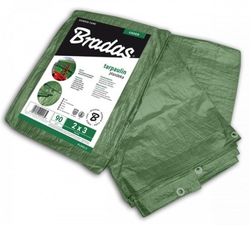 Bradas Plandeka wzmacniana 90 g/m2 2 x 3m