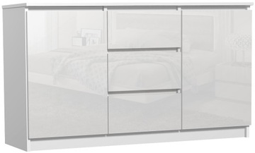 BIAŁA POŁYSK KOMODA ASTRA 120-23
