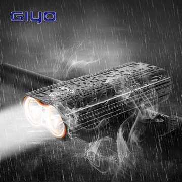 ВЕЛОСИПЕДНАЯ ПЕРЕДНЯЯ ФОНАРЬ GIYO IP65 ОТРАЖАТЕЛЬ 2400LM