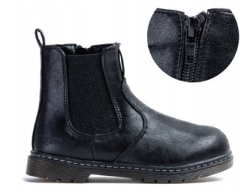 WOJTYŁKO Ботильоны Ботинки Челси BLACK 1Z21045C R 29