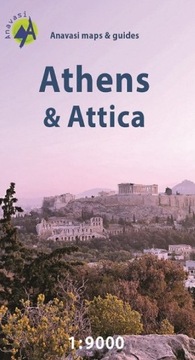 ATENY I ATTYKA plan miasta 1:9 000 ANAVASI 2022