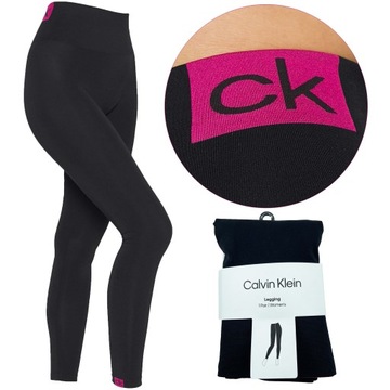 Calvin Klein Damskie legginsy Calvin Klein Kara czarne - Ceny i