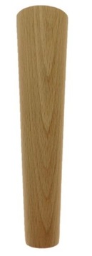 Noga meblowa nóżki mebli buk surowa 22cm
