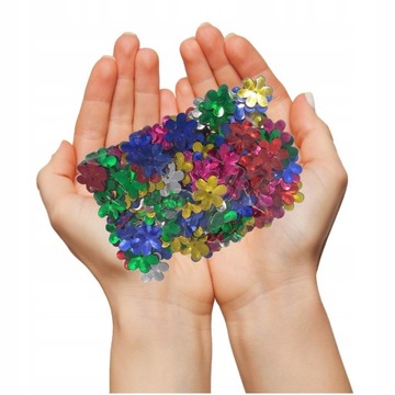 Декоративные Блестки Конфетти СОЧЕТАНИЕ ЦВЕТОВЫХ УЗОРОВ