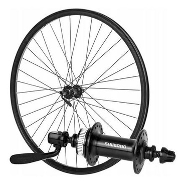 KOŁO 28 PRZÓD KANDS DWING DISC CENTER LOCK CZARNE STOŻEK PIA SHIMANO TX 505