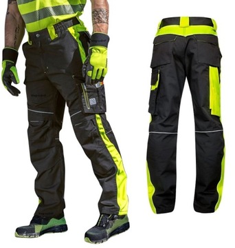 Spodnie Robocze Potrójne Szwy ARDON NEON 270g r.52