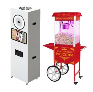 FOTOBUDKA 22' + MASZYNA DO POPCORNU - FULL ZESTAW