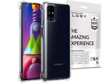 Etui pancerne ShockProof Alogy do Samsung Galaxy M51 przezroczyste