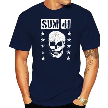 Sum 41 'Grinning Skull' NEW Top Christmas cotton T-Shirt Koszulka