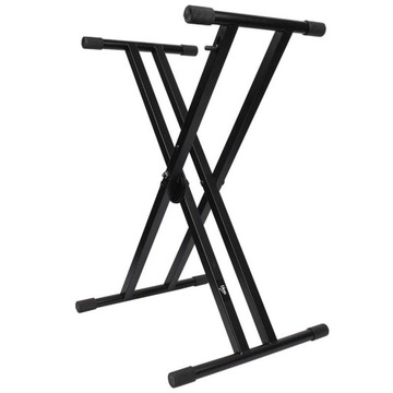 STATYW STOJAK POD KEYBOARD ORGANY KLAWISZE PIANINO WZMOCNIONY PODWÓJNY