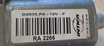 ALFA ROMEO 159 06R MOTOREK OKNO PRAVÝ PŘEDNÍ RA2266 D2935.P8