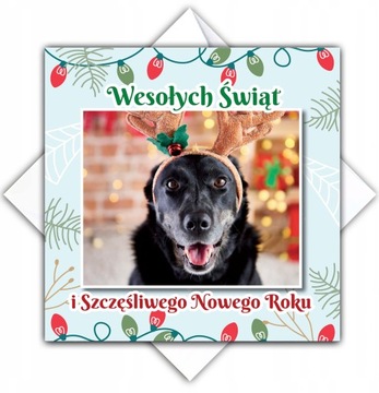 FOTO KARTKI świąteczne ze zdjęciem + koperta