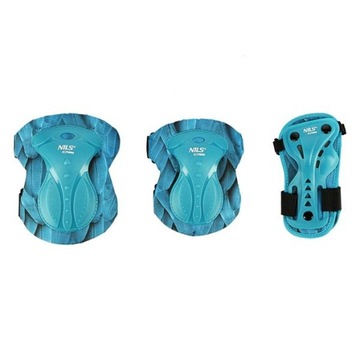 НАБОР ЗАЩИТЫ НА ЗАПЯСТЬЯ, ЛОКОТИ И КОЛЕНЫ ВЕЛОСИПЕД СКЕЙТБОРД РАЗМЕР S