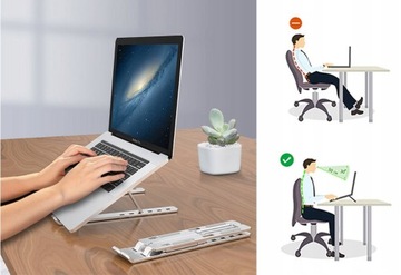Podstawka pod laptopa stolik regulowana wysokość
