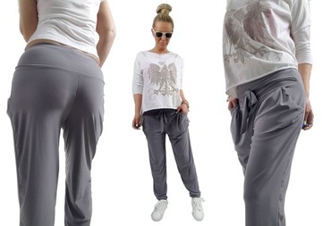 SPODNIE HAREMKI CYGARETKI BRYCZESY ALLADYNKI BAGGY