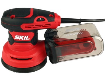 ЭКСЦЕНТРИЧЕСКАЯ ШЛИФОВАЛЬНАЯ МАШИНА 125 мм 300 Вт 7471 ЛЫЖИ + СУМКА + 15 ШЛИФОВАЛЬНЫХ БУМАГ