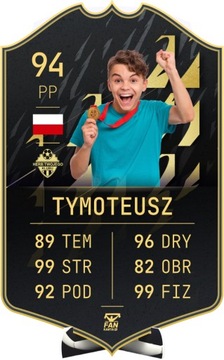 ПЕРСОНАЛИЗИРОВАННЫЙ ПОСТЕР FIFA FUT в ПОДАРОК ​​A2