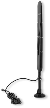 АКТИВНАЯ UHF VHF FM АНТЕННА ДЛЯ ВНУТРЕННЕГО ТЕЛЕВИЗОРА МОЩНЫЙ DVBT-2 44dbi TV FHD 4K