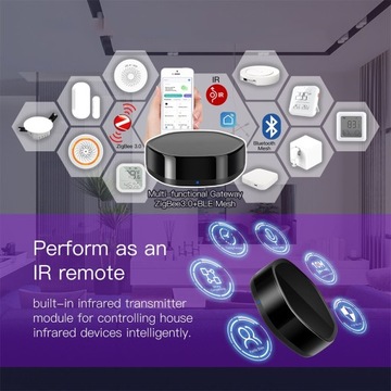 Bramka WiFi ZigBee z pilotem na podczerwień 38K