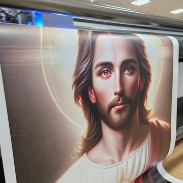 Баннер для Тела Христова, Иисус 100х200 см, оформление, Алтарный декор