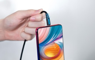 Kabel Micro-B USB 2.0 - USB-C 2A transfer / ładowanie 1m