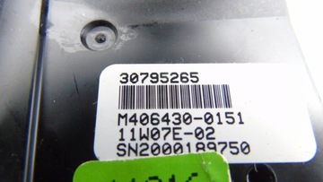 PANEL AUTORÁDIO KLIMATIZACE VOLVO XC60 I 30795265
