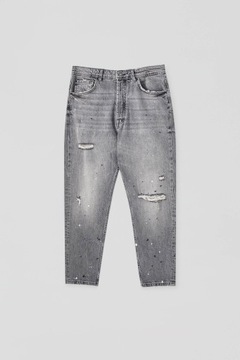 Pull & Bear wcl SPODNIE PRINT JEANS 31 XXJ