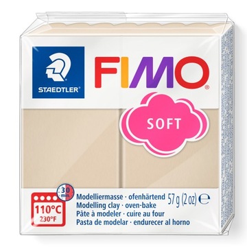 Staedtler Fimo Soft MASA PLASTYCZNA PIASKOWY 57g 8020-70