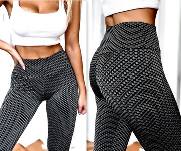 Legginsy sportowe TIK Tok damskie WYSOKI STAN s/m