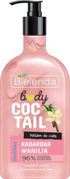 BIELENDA COCTAIL RABARBAR WANILIA BALSAM DO CIAŁA 400ml