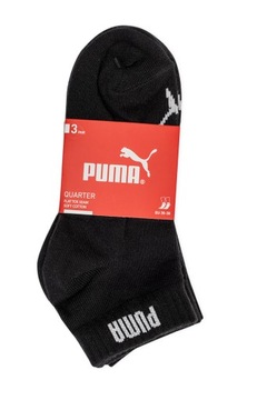 Skarpety Puma quarter 3-pack czarne 35/38