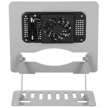 ОХЛАЖДАЮЩАЯ ПОДСТАВКА ДЛЯ НОУТБУКА РЕГУЛИРУЕМАЯ АЛЮМИНИЕВАЯ ПОДСТАВКА 12–17 ДЮЙМОВ ТИХАЯ ТИХАЯ ТИХАЯ